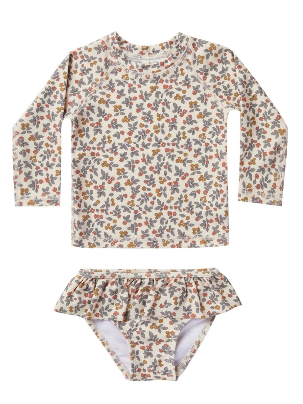 NWT Rylee & Cru rashgaurd little girls 2pc set 0-3m